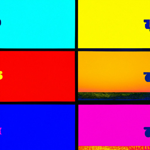 Experimental Color Gradients in Graphic Design